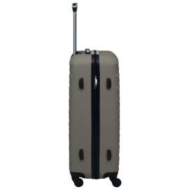 Set de valize cu carcasă rigidă, 2 piese, antracit, abs, 4 image