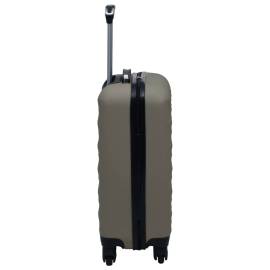 Set de valize cu carcasă rigidă, 2 piese, antracit, abs, 8 image