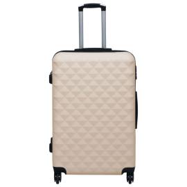 Set de valize cu carcasă rigidă, 2 piese, auriu, abs, 2 image
