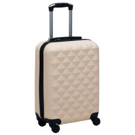 Set de valize cu carcasă rigidă, 2 piese, auriu, abs, 7 image