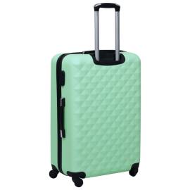 Set de valize cu carcasă rigidă, 2 piese, verde mentă, abs, 5 image