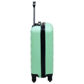 Set de valize cu carcasă rigidă, 2 piese, verde mentă, abs, 8 image