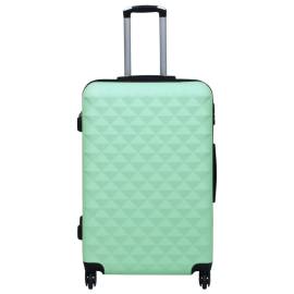 Set de valize cu carcasă rigidă, 3 piese, verde mentă, abs, 2 image
