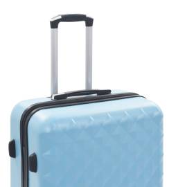 Set valiză carcasă rigidă, 3 buc., albastru, abs, 7 image