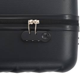 Set valiză carcasă rigidă, 3 buc., negru, abs, 8 image