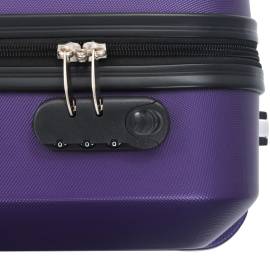 Set valize carcasă rigidă, 3 buc., mov, abs, 8 image