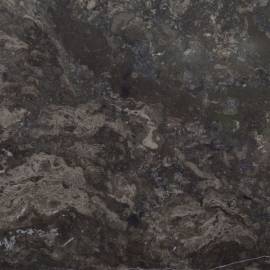 Blat de masă, negru, Ø50x2,5 cm, marmură, 2 image
