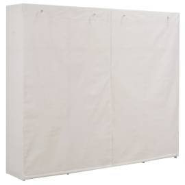 Șifonier, alb, 200 x 40 x 170 cm, material textil, 3 image