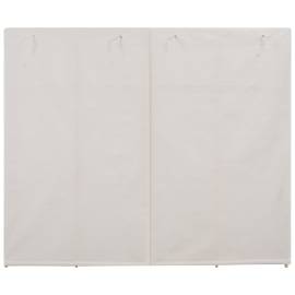 Șifonier, alb, 200 x 40 x 170 cm, material textil, 4 image