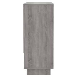 Servantă, stejar sonoma gri, 97x31x75 cm, pal, 7 image
