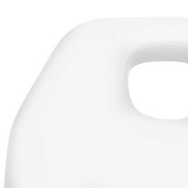 Masă de masaj, alb, 180 x 62 x (86,5-118) cm, 6 image