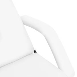Masă de masaj, alb, 180 x 62 x (86,5-118) cm, 7 image