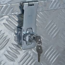 Ladă din aluminiu, 610 x 430 x 455 cm, argintiu, 2 image