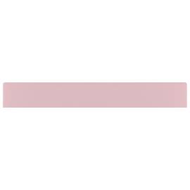 Chiuvetă baie lux orificiu robinet roz mat 60x46 cm ceramică, 4 image