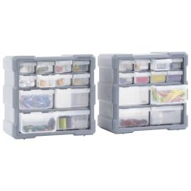 Organizatoare cu 12 sertare, 2 buc., 26,5 x 16 x 26 cm, 3 image