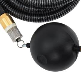 Furtun de aspirație cu conectori alamă, negru, 5 m, 25 mm, 4 image