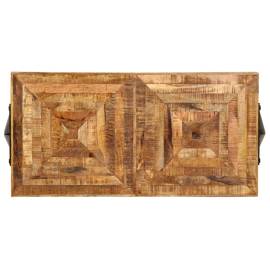 Masă consolă, 80 x 40 x 75 cm, lemn masiv de mango, 5 image