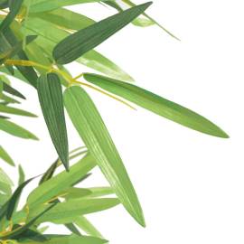 Bambus artificial cu ghiveci 120 cm, verde, 2 image