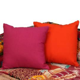 Canapea puf modulară cu 2 locuri, petice, material textil, 11 image