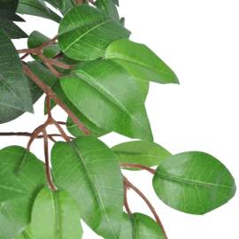 Ficus artificial cu aspect natural și ghiveci, 110 cm, 2 image