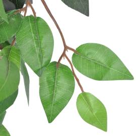 Ficus artificial cu aspect natural și ghiveci, 90 cm, 2 image