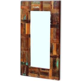 Oglindă, 80x50 cm, lemn masiv reciclat, 2 image