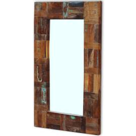 Oglindă, 80x50 cm, lemn masiv reciclat, 4 image