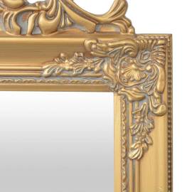 Oglindă verticală în stil baroc 160 x 40 cm auriu, 4 image
