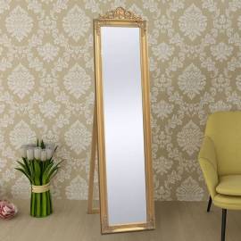 Oglindă verticală în stil baroc 160 x 40 cm auriu, 2 image