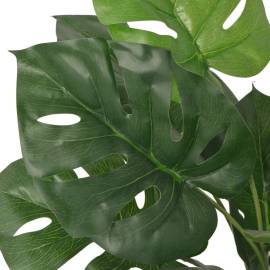 Plantă artificială monstera cu ghiveci 70 cm, verde, 2 image