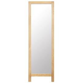 Oglindă, 48 x 46,5 x 150 cm, lemn masiv de stejar, 2 image