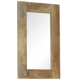 Oglindă, lemn masiv de mango, 50 x 80 cm, 8 image