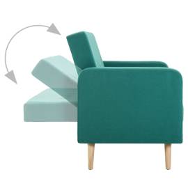 Canapea din material textil verde, 5 image