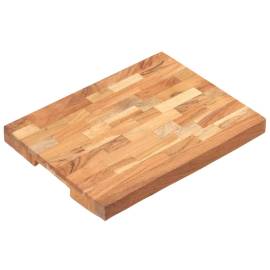 Placă de tocat, 40x30x4 cm, lemn masiv de acacia, 9 image