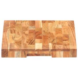 Placă de tocat, 40x30x4 cm, lemn masiv de acacia, 3 image