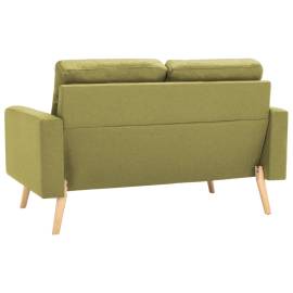 Canapea cu 2 locuri, verde, material textil, 5 image