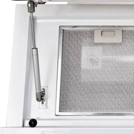 Hotă de bucătărie din sticlă securizată, alb, 600 mm, 5 image