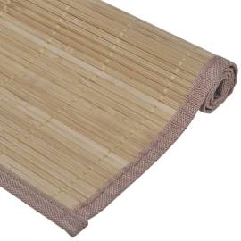 Suporturi din bambus pentru farfurii, 30 x 45 cm, maro, 4 image