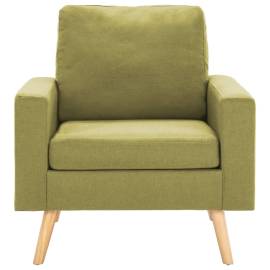 Set de canapele, 2 piese, verde, material textil, 6 image