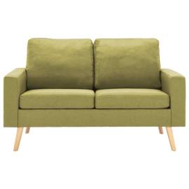 Set de canapele, 2 piese, verde, material textil, 3 image