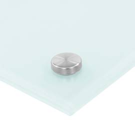 Panou antistropi bucătărie, alb, 100x40 cm, sticlă securizată, 5 image