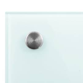 Panou antistropi bucătărie, alb, 100x50 cm, sticlă securizată, 4 image