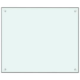 Panou antistropi bucătărie, alb, 70x60 cm, sticlă securizată, 3 image