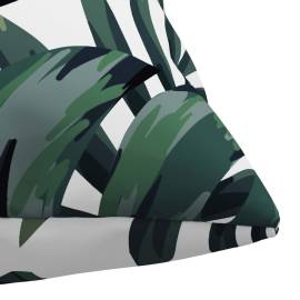 Perne decorative, 4 buc., model frunze, 40x40 cm, textil, 5 image