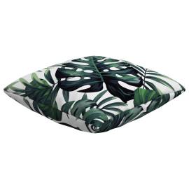 Perne decorative, 4 buc., model frunze, 50x50 cm, textil, 2 image