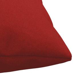 Perne decorative, 4 buc., roșu, 40 x 40 cm, material textil, 5 image