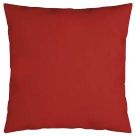 Perne decorative, 4 buc., roșu, 50 x 50 cm, material textil, 2 image