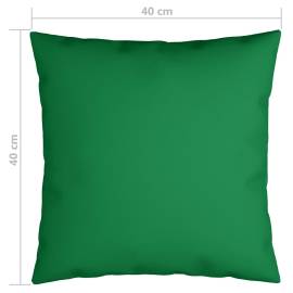 Perne decorative, 4 buc., verde, 40 x 40 cm, material textil, 6 image