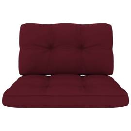 Perne pentru canapea din paleți, 2 buc., roșu vin, 3 image
