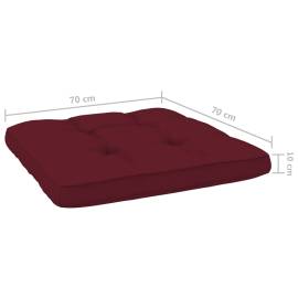 Perne pentru canapea din paleți, 2 buc., roșu vin, 11 image